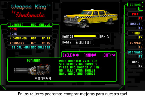 Quarantine (1994) - Mejorando el coche en el taller