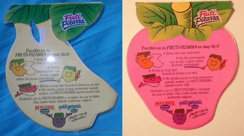 Los regalos promocionales de Danone - Frutipizarra