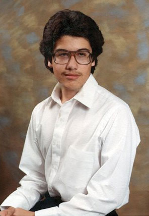 John Romero en su último año de instituto (1984)