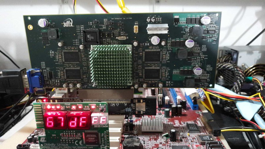 Prototipo de la tarjeta gráfica 3dfx Rampage
